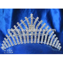 Rhinestone casamento tiara pente (GWST12-009)